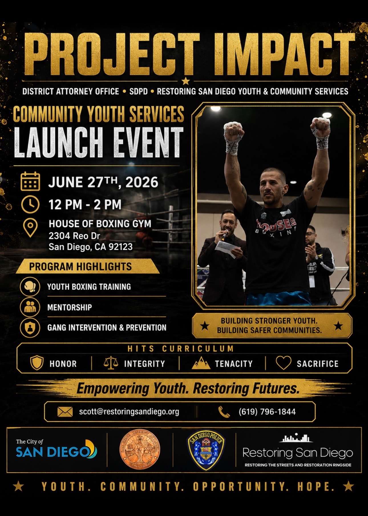 Upcoming Event Flyer
